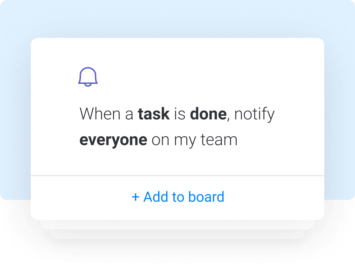 automation for when a task gets done